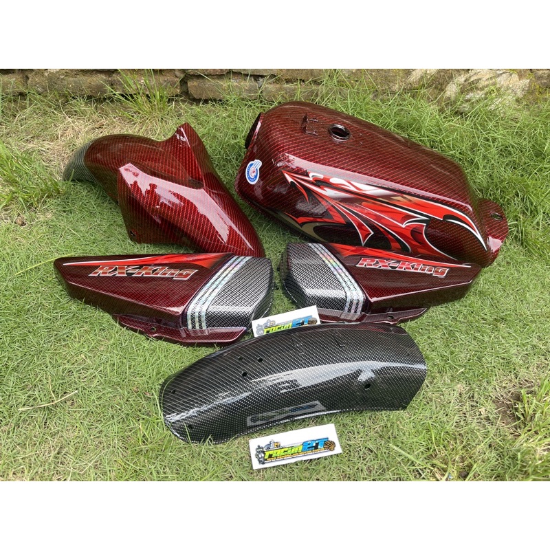 BODY set Rx King 2006 dragon elang merah CARBON