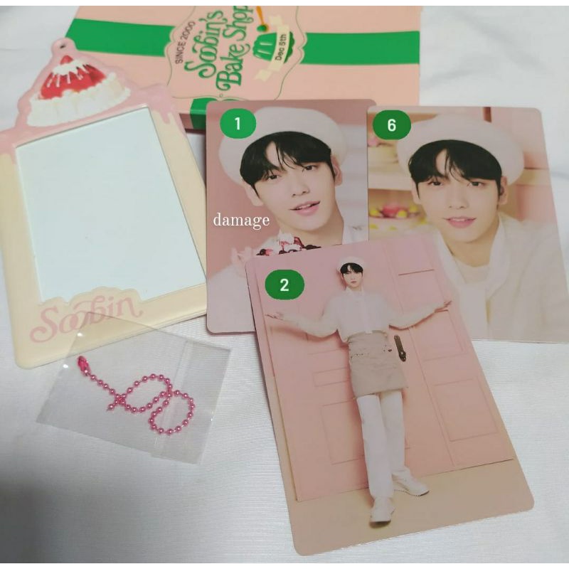 TXT Soobin mpc photocard birthday bake shop cahol