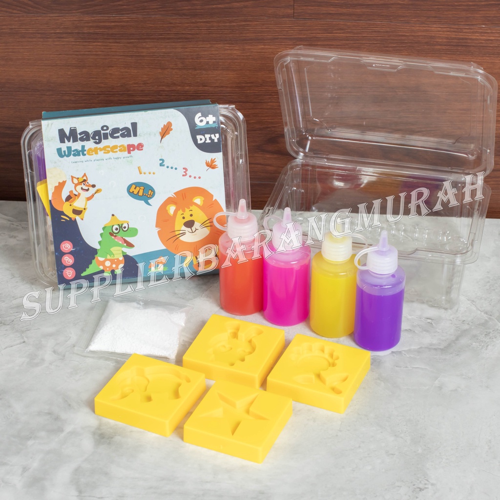 Mainan Magical Waterscape Cetakan Jelly DIY HM0501