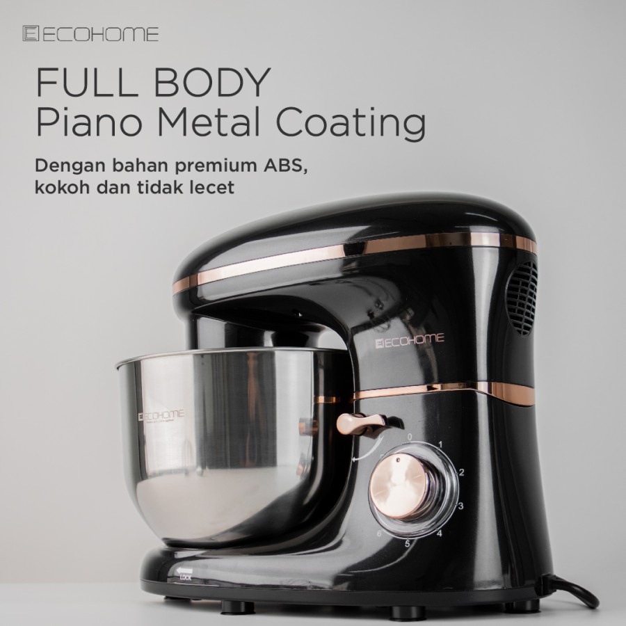 Ecohome Stand Mixer Noble Series ESM-999 Noble 6,5L - Emerald Green