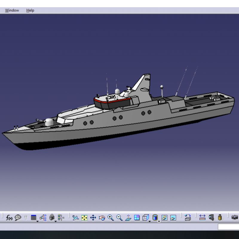 Desain Gambar Pola Miniatur Kapal Rc Boat Plan Patrol Boat 4