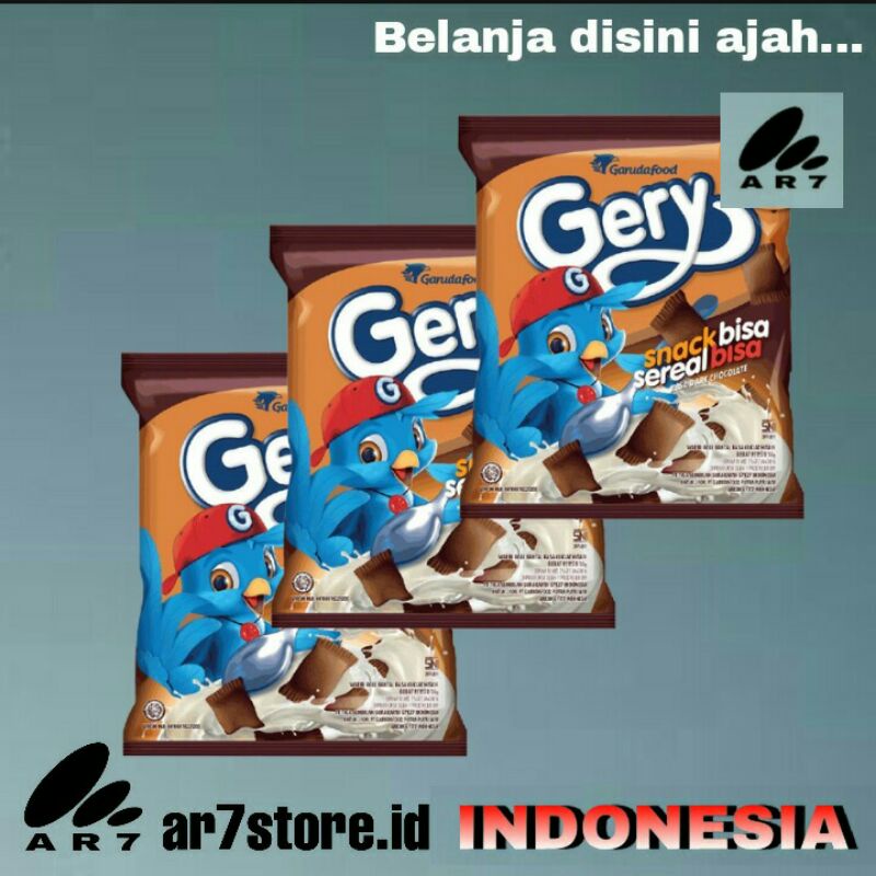 

GERY snack sereal coklat renceng isi 10 x 15gr