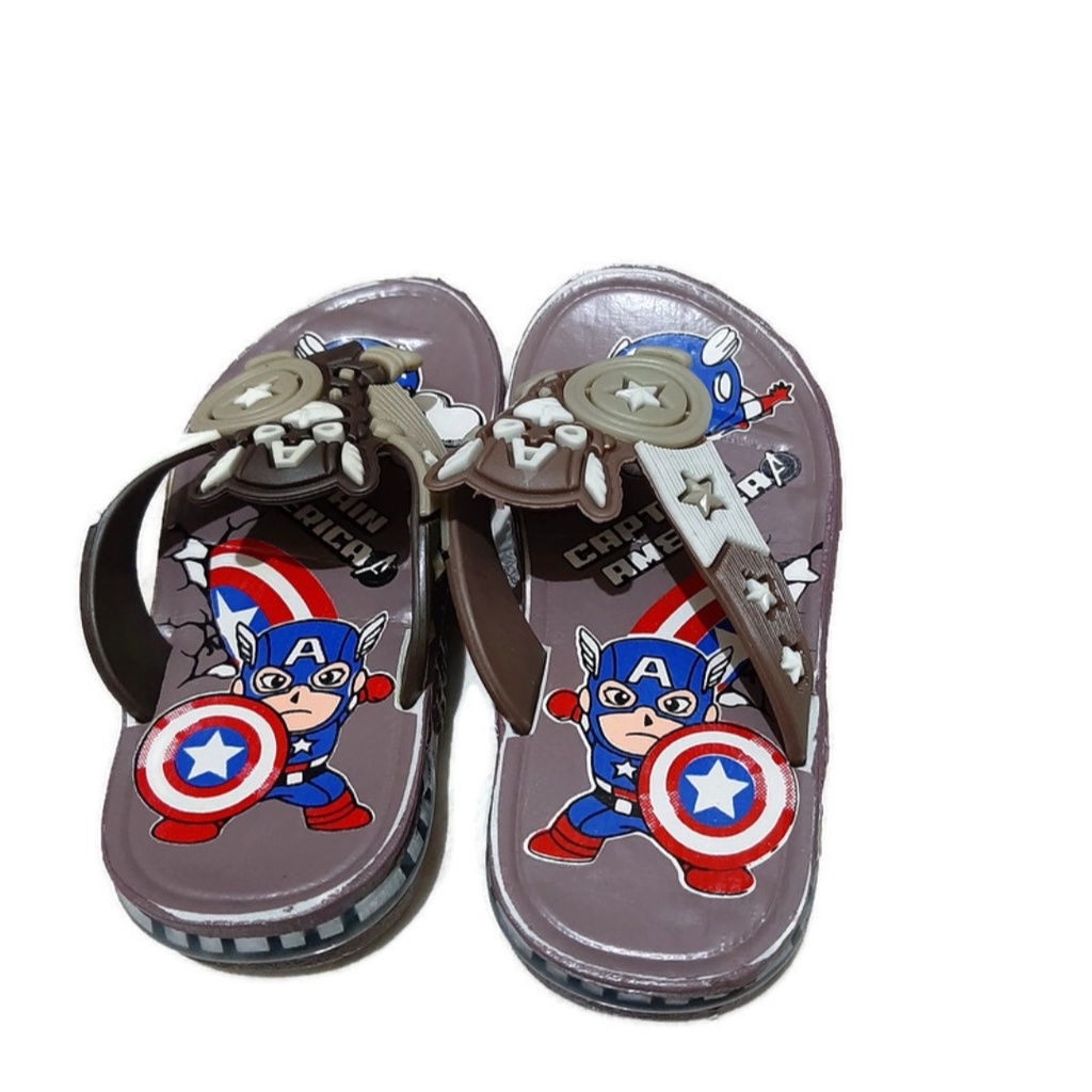 Sandal Anak Laki Laki Karakter Captain America