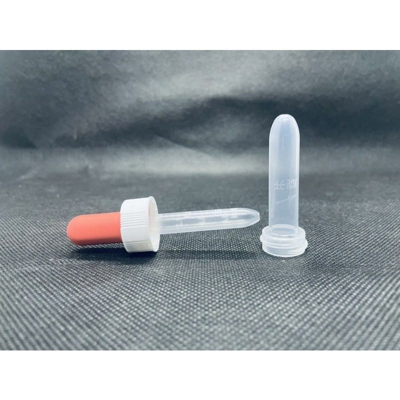 Pipet Obat dengan tutup/ Pipet Drop BAYI 1,6 ML + Tutup/Cover 0,4 - 1,6 ML Orange, Pipet Obat 0,4-1,6 ML, Pipet Tutup