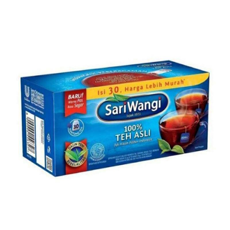 

SariWangi Kotak-Teh Celup 1 Box isi 30 Kantong