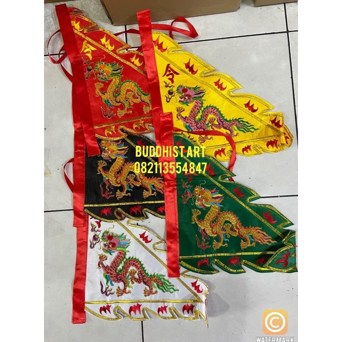 Bendera Naga 5 Warna/ Bendera Panca Warna 12 Inch