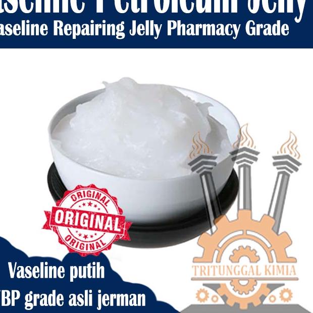 6.6 FLASH SALE Jual Vaseline Petroleum Jelly Pure 100% 1kg Bahan Baku Kosmetik/Pomade / Moisturizer 