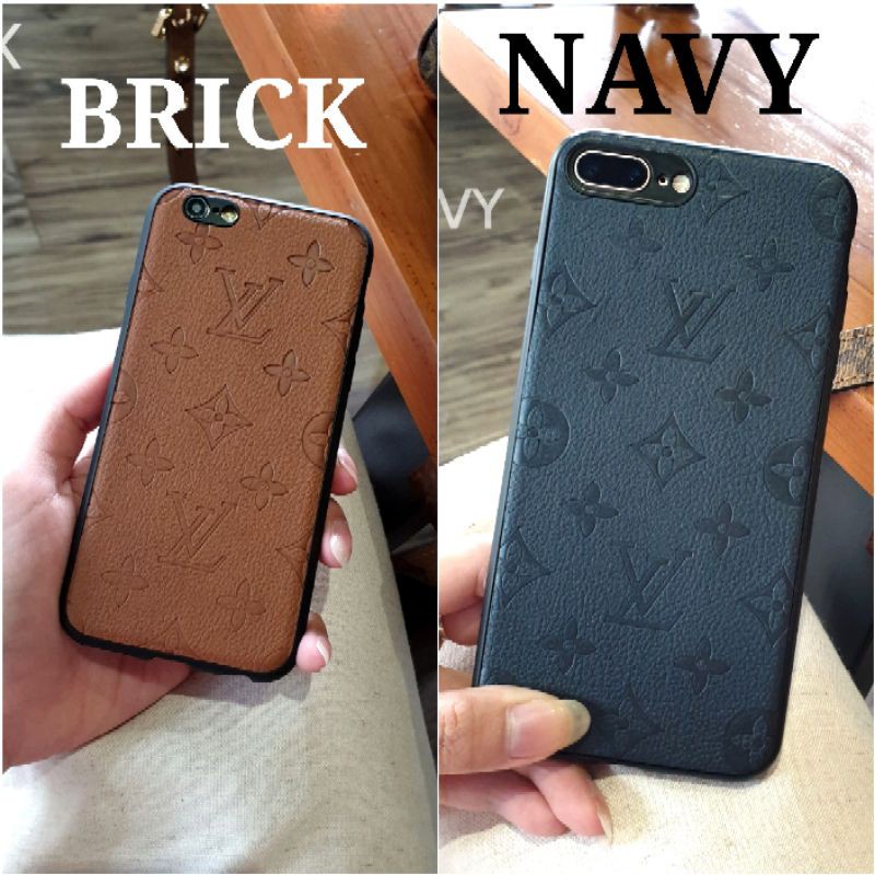 IPHONE 5G 5S 6G 6S 6 PLUS 7G 8G SE 2020 7 PLUS 8 PLUS X XS XS MAX XR 11 11 PRO 11 PRO MAX | LV EMBOS Soft Case LV Skin Leather