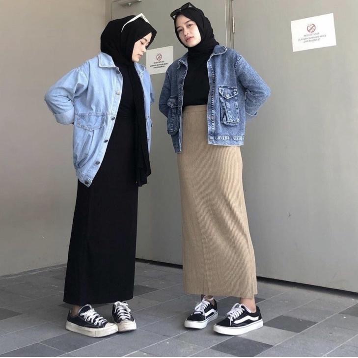 New Stock ROK SPAN RAJUT  // ROK KNIT // ROK SPAN // ROK SPAN HITAM // ROK SPAN PREMIUM