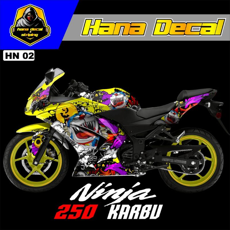 Decal full body ninja 250 karbu