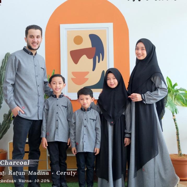Terlaris Baju Couple Cauple Keluarga Pasangan Muslim Sarimbit Madina Brand ARRA Terbaru 2022 Fashion