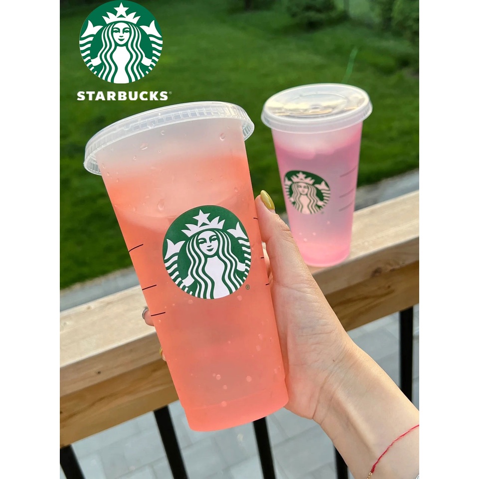 Starbucks Color Changing Cups 5 Colour Reusable Tumbler Cup Original Box Starbuck