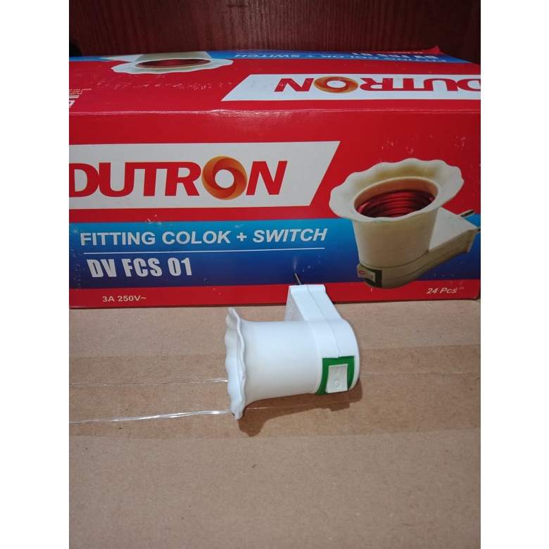 FITING COLOK SWITCH / SAKLAR ON OFF DUTRON DV-FCS-01