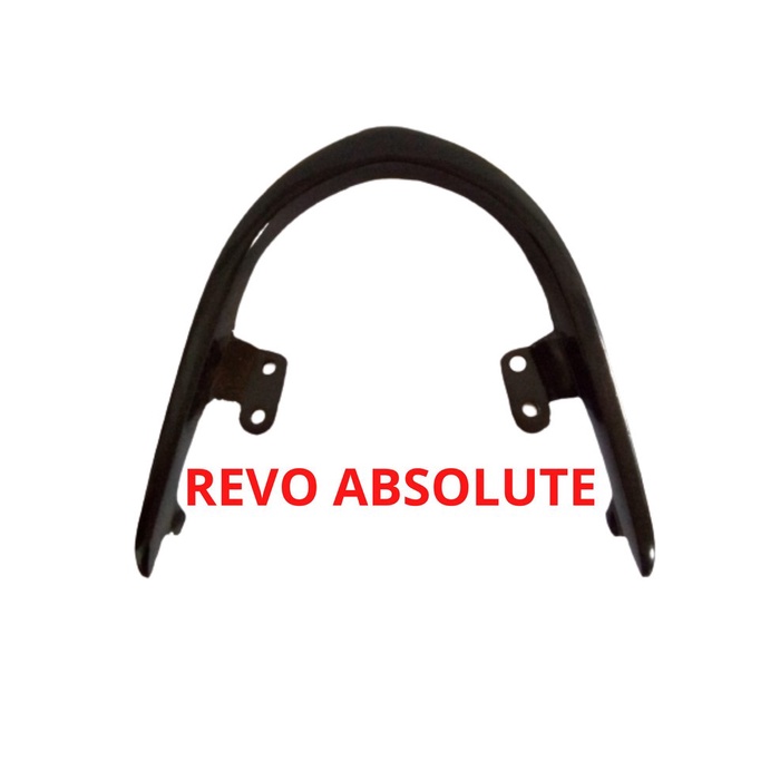 BEGEL BEHEL PLANGER PEGANGAN JOK BELAKANG REVO ABSOLUTE 110 MODEL ORI - Hitam best seller