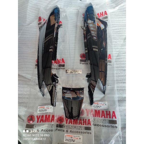 cover body belakang mio sporty smile hitam original