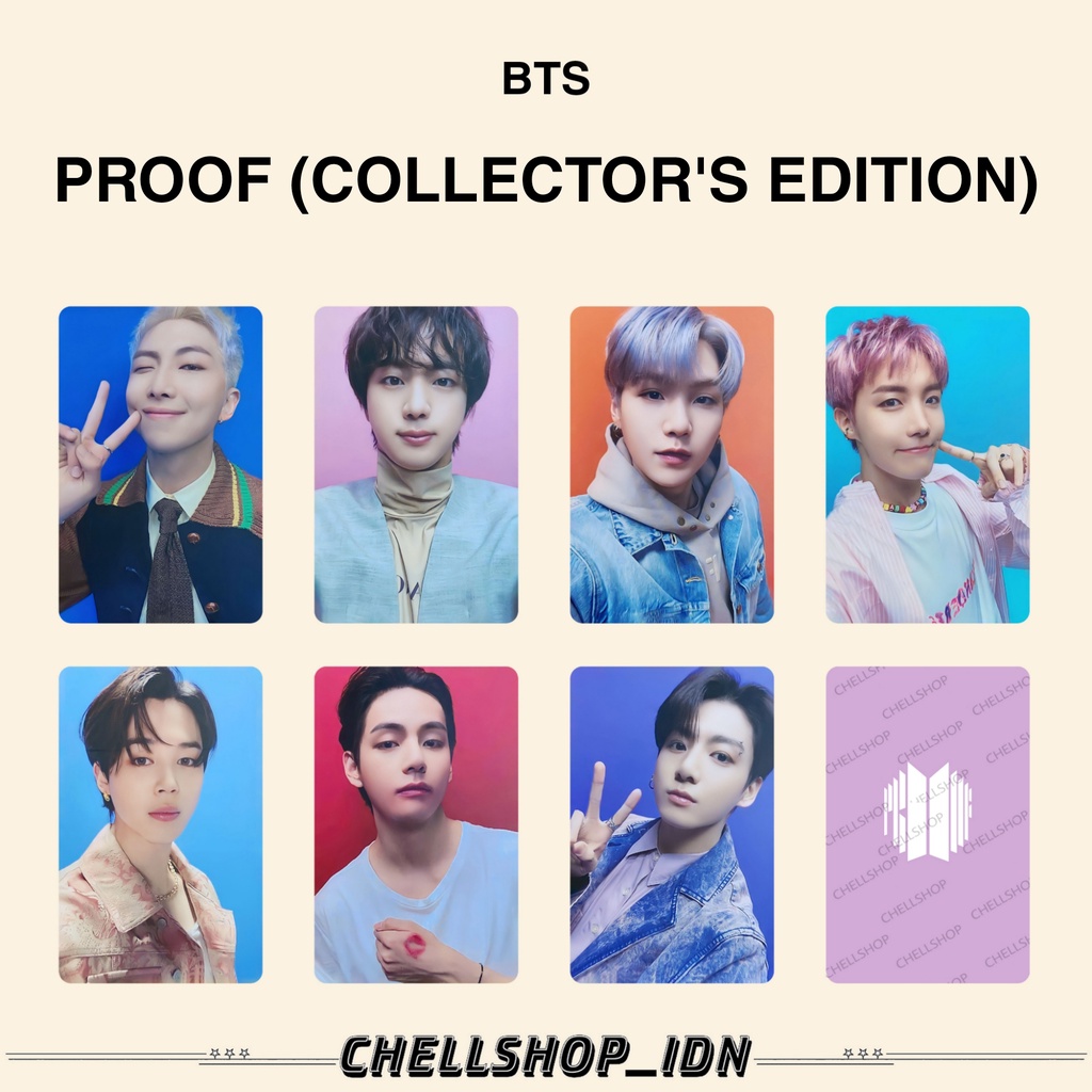 PHOTOCARD BTS PROOF (COLLECTOR'S EDITION)