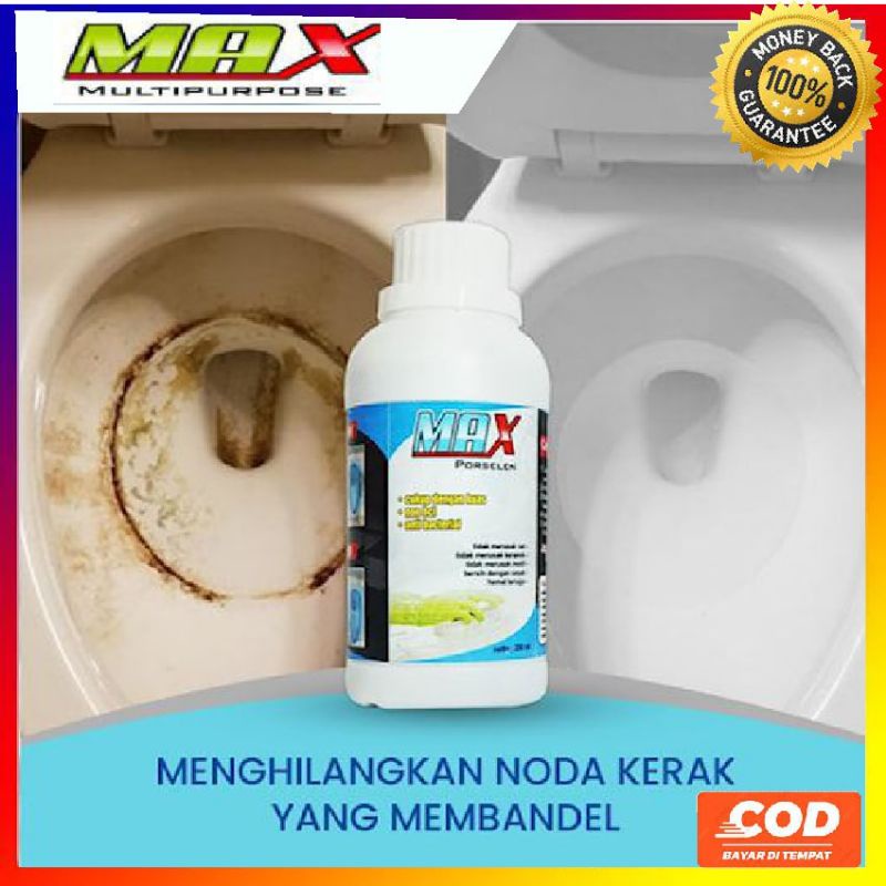 Jual Max Cairan Ajaib Pembersih Porselen Kerakkeramik Closettoilet Kamarmandi Shopee Indonesia