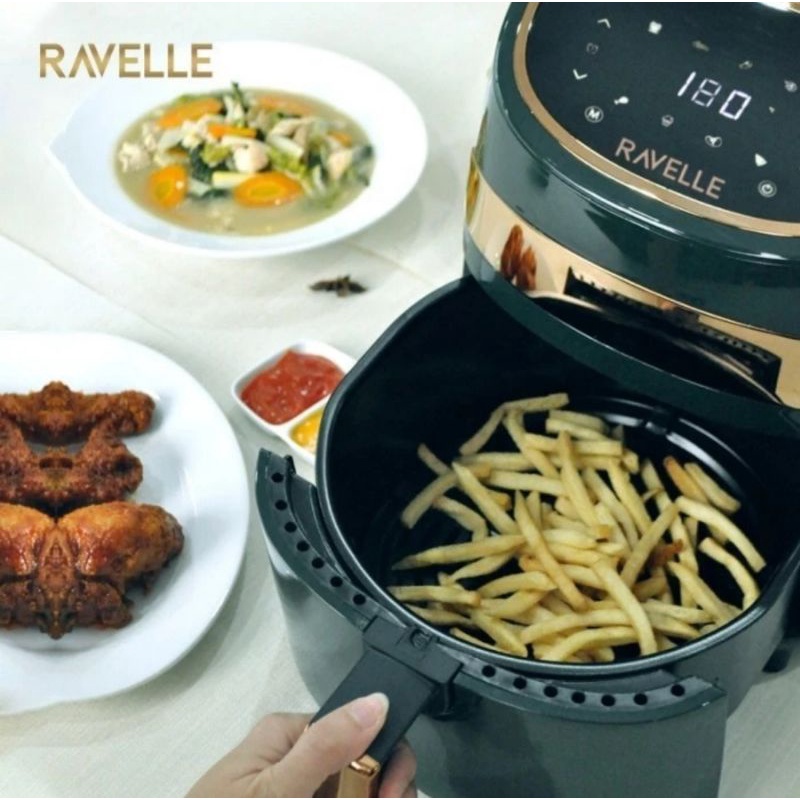 Air Fryer RAVELLE Digital Low Watt 3.5L RAF 350 Masak Tanpa Minyak