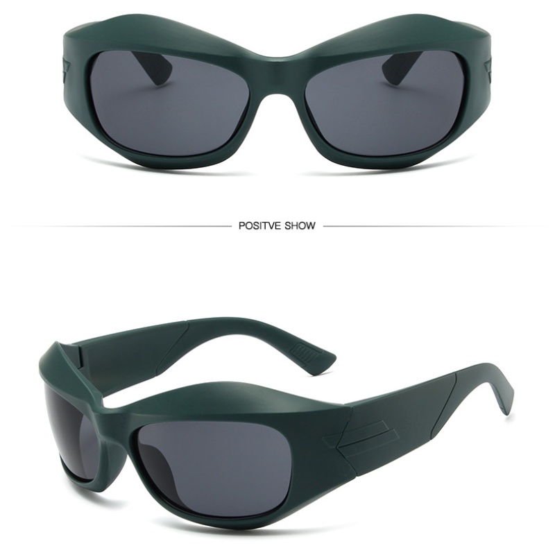 Y2k Kacamata Hip Hop Wanita Pria Outdoor Cycling Shades