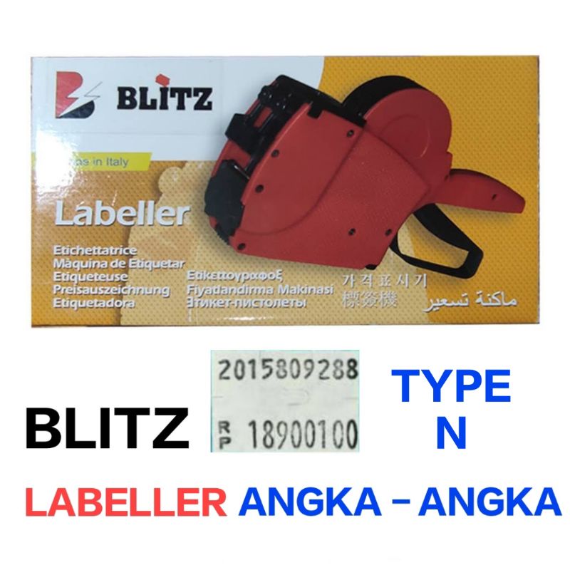 

BLITZ LABELLER ANGKA - ANGKA TYPE N MESIN PEMBUAT LABEL