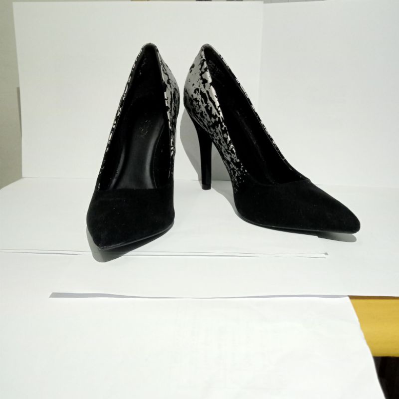 Preloved high heels moorhouse black/silver