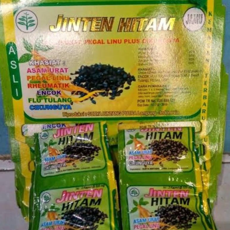 

[P-C4C ♫♪] Obat/Jamu Jinten Hitam Kapsul Saset Hijau Original 100% (per Saset)-trending