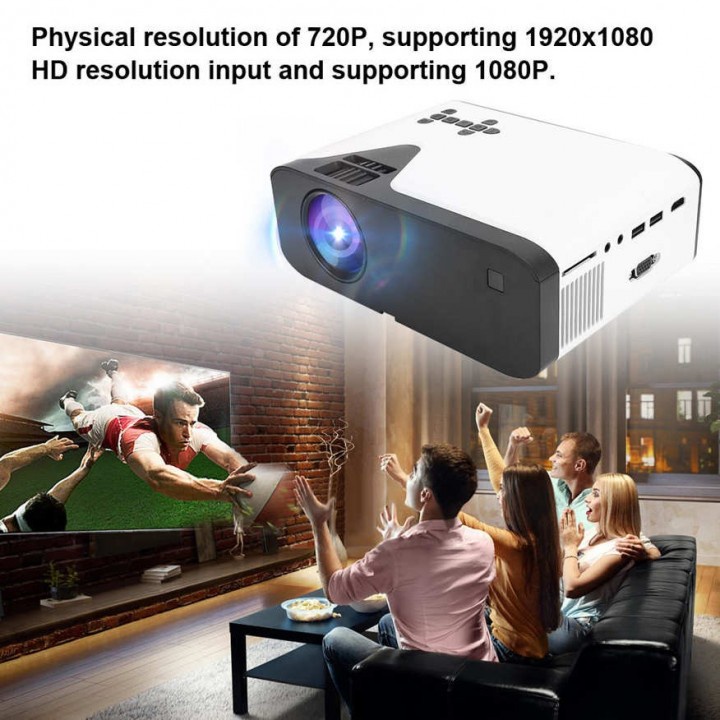 UB-20 - Home Portable LED Projector 720P - 3000 Lumens