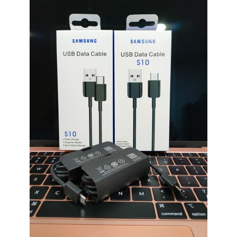 Kabel Data Samsung S10+ S10 Plus Original Micro dan Type C Kabel Samsung Fast Charging