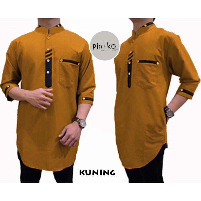 PIK - Koko Kurta Sultan M, L , XL, XXL, 3XL / Koko Pria Jumbo/ Baju Muslim Pria/ Koko Kurta