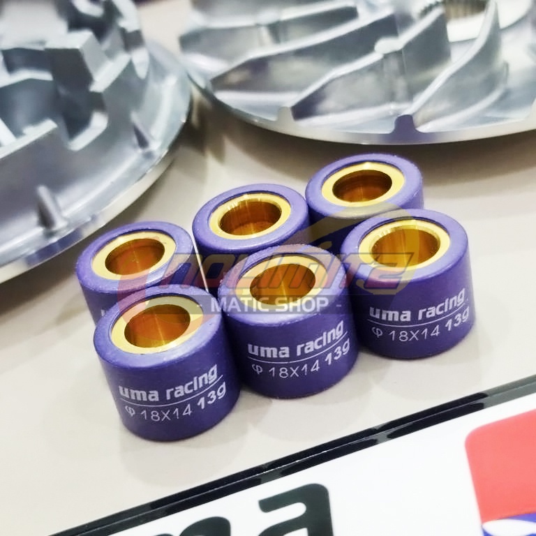 Pulley Uma Racing Rumah Roller CVT Set 13gr Beat Vario Scoopy 110 FI