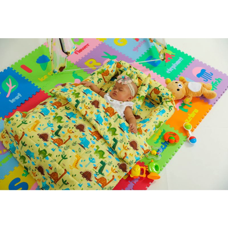 KASUR BAYI PLUS BEDCOVER /KASUR BAYI KELAMBU/KASUR BAYI MURAH/KASUR KOLAM/KASUR BAYI SET