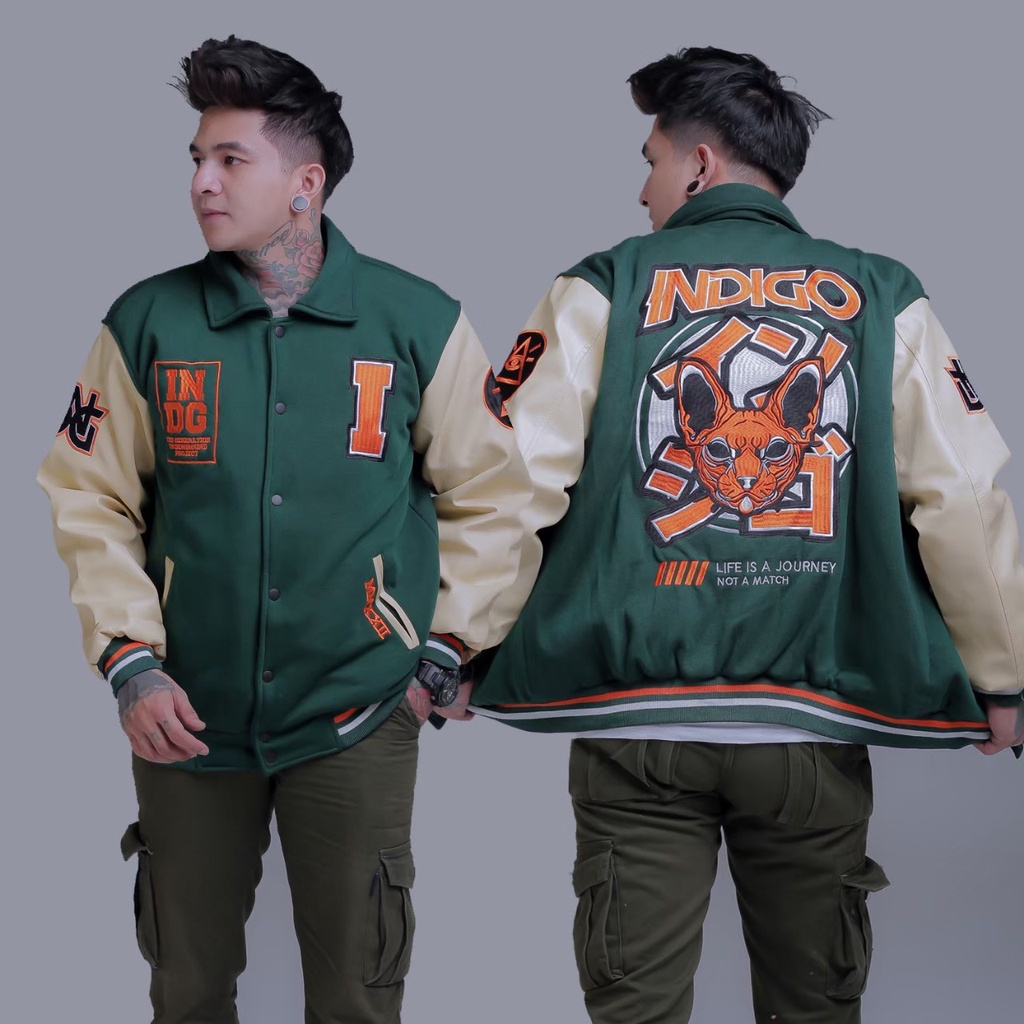 JAKET BASE BALL/JAKET FULL BORDIER