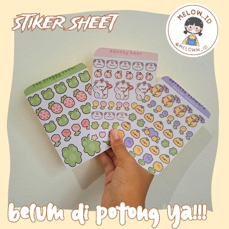 

stiker sheet,animal,cute,belum di.potong,stiker biss untuk jurnal,untuk hias catatan,gift,freebies dll