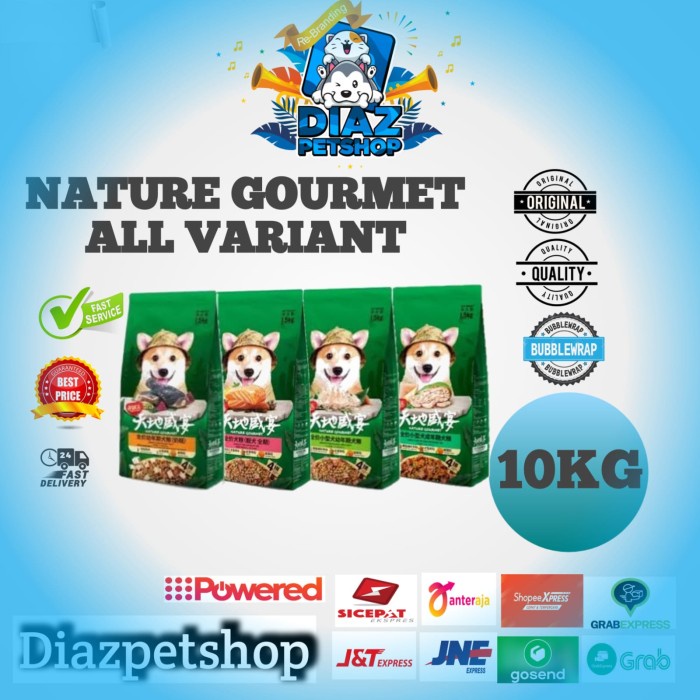 {BerjayaStore} Nature Gourmet Salmon 10kg Berkualitas