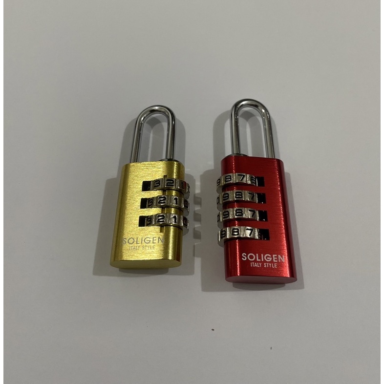 Gembok password 3 digit 20mm soligen