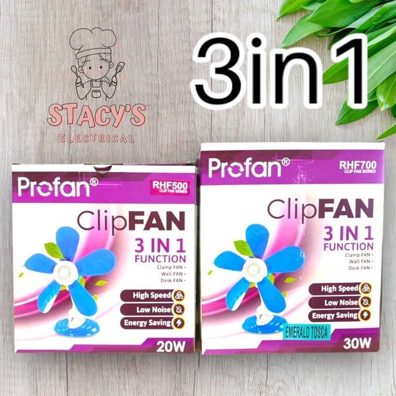 KIPAS ANGIN PROFAN JEPIT 3in1 20W dan 30W