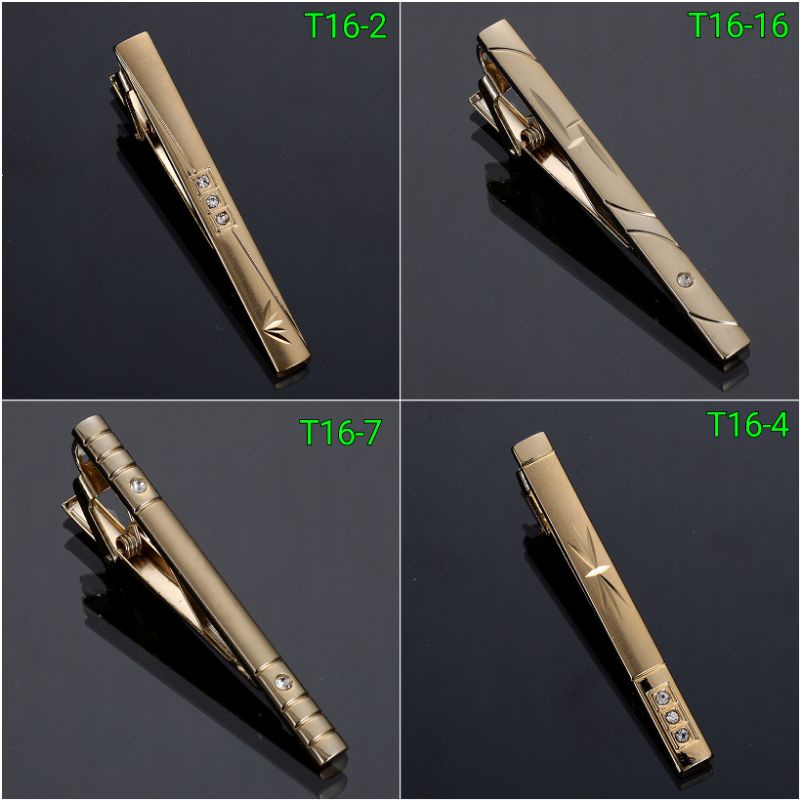 Penjepit Dasi Pria Tie Clip Jepit Dasi T16 Import Premium