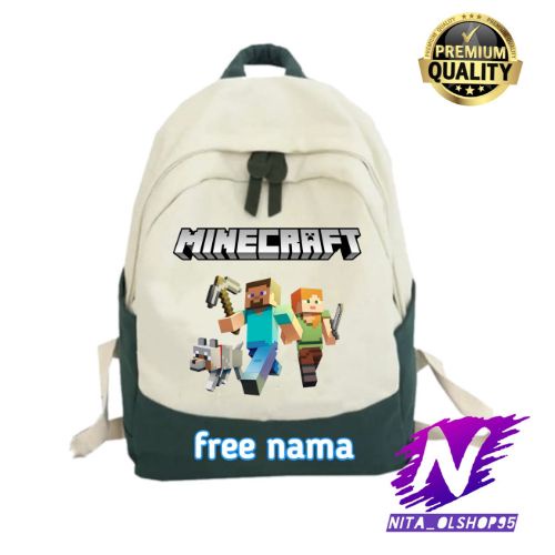 tas ransel minecraft tas anak