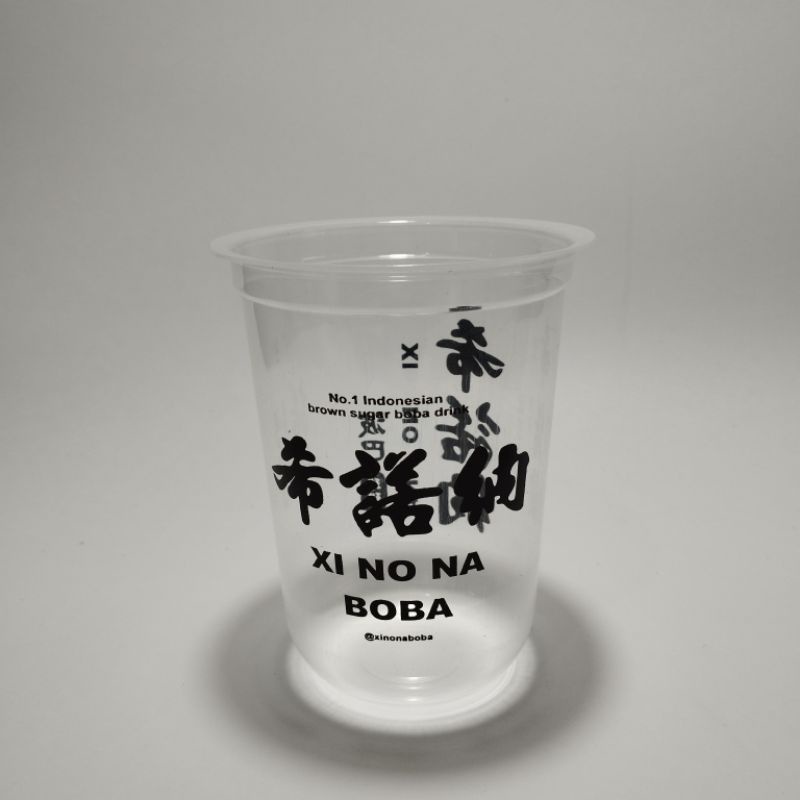 sablon cup oval 16 oz ketebalan 9-10grm