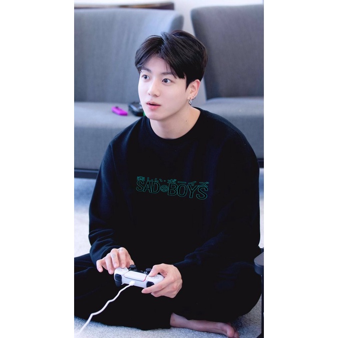 Sweater Crewneck Sad Boyz Unisex Aesthetic Hoodie Viral