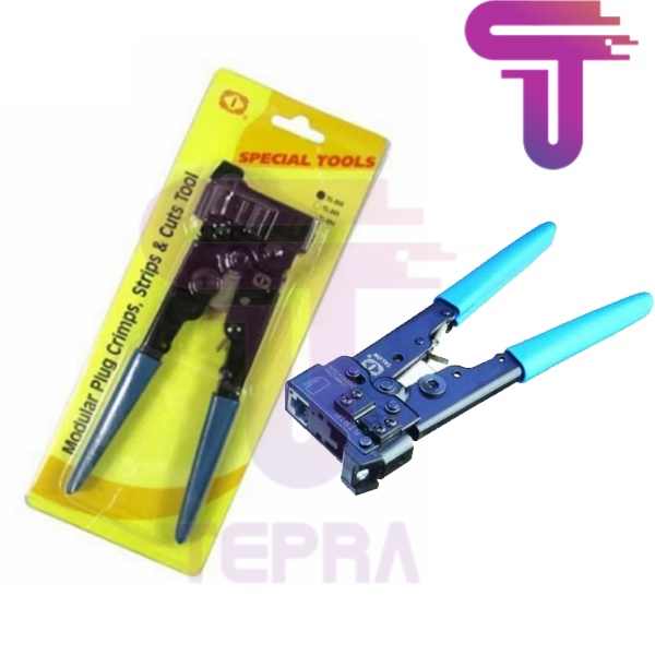 Talon TL-808 Crimping Tool Cat5 Cat.5e Model AMP Tang CRIMP STRIP CUT