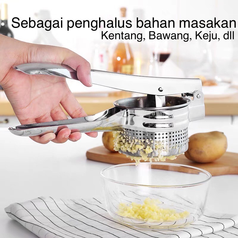 Perasan Jeruk Perasan Lemon Pelumat Kentang Stainless Steel 304