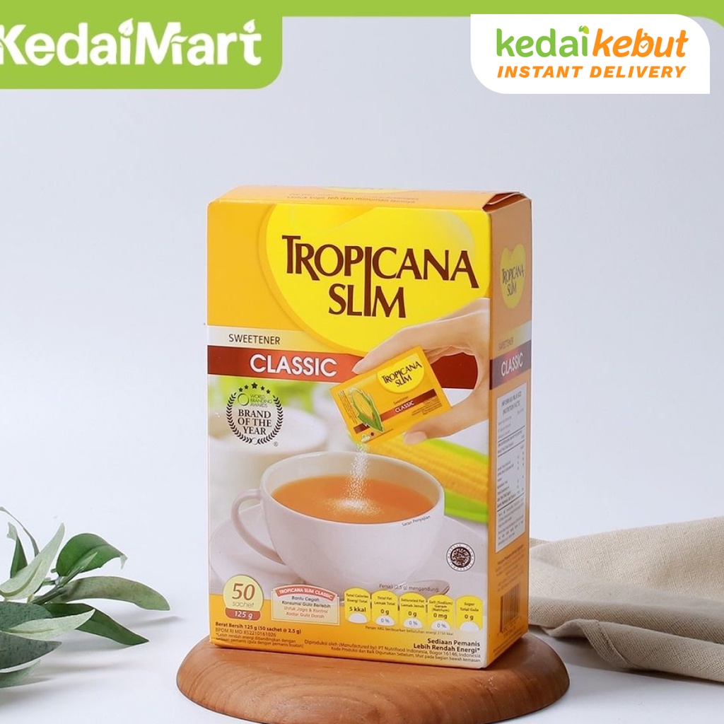 

Tropicana Slim Sweetener Isi 50