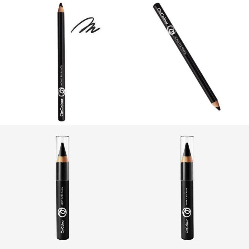 OnColour Mono Eye Pencil Black/ Oncolour Mega Kajal Black