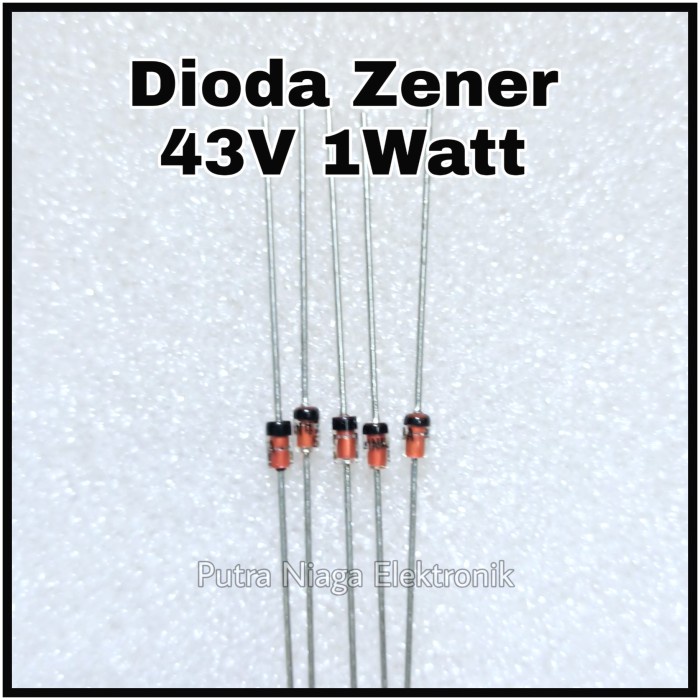 Zener 1W 43V Dioda 1Watt 43Volt putr4n14