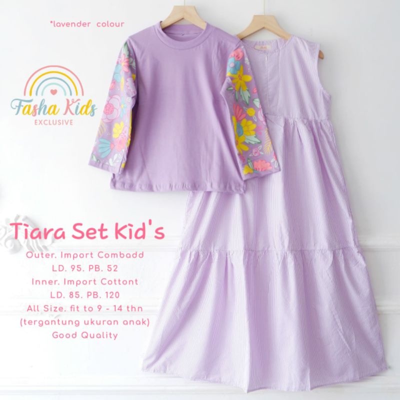GAMIS ANAK TIARA SET KIDS GAMIS ANAK PEREMPUAN TERBARU