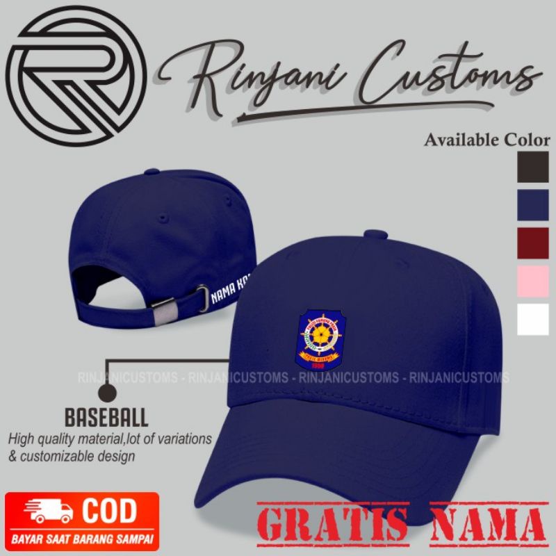 TOPI SATPOL PP GRATIS NAMA-TOPI BASEBALL SATPOL PP-TOPI SATUAN POLISI PAMONG PRAJA