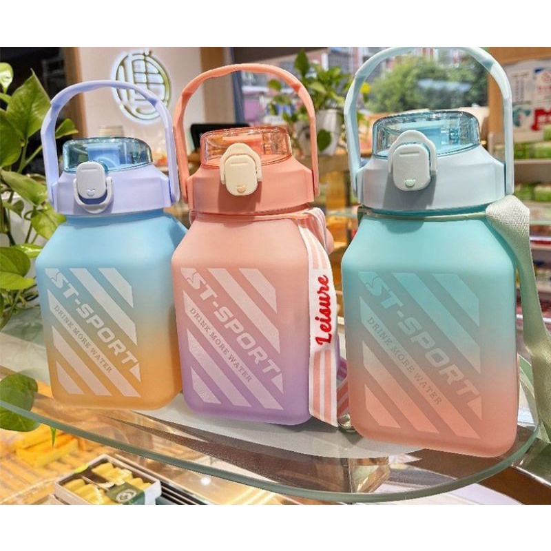 BOTOL MINUM VIRAL MODEL GRADASI/BOTOL MINUM GEMOY BERUANG LUCU MODEL KEKINIAN