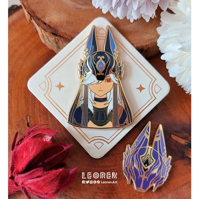 Genshin Impact - Hard Enamel Pin - Cyno Mask