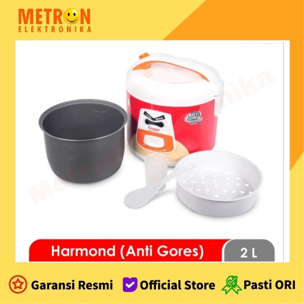 COSMOS CRJ 6023 N / RICE COOKER HARMOND MERAH / MAGIC COM 2 LITER / CRJ6023N